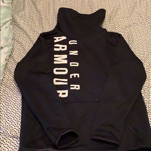 Black and white turtleneck